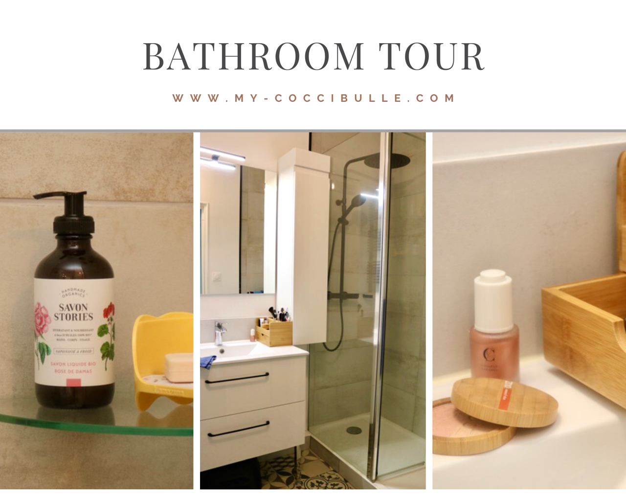 BATHROOM TOUR : Visite de ma nouvelle salle de bains !!