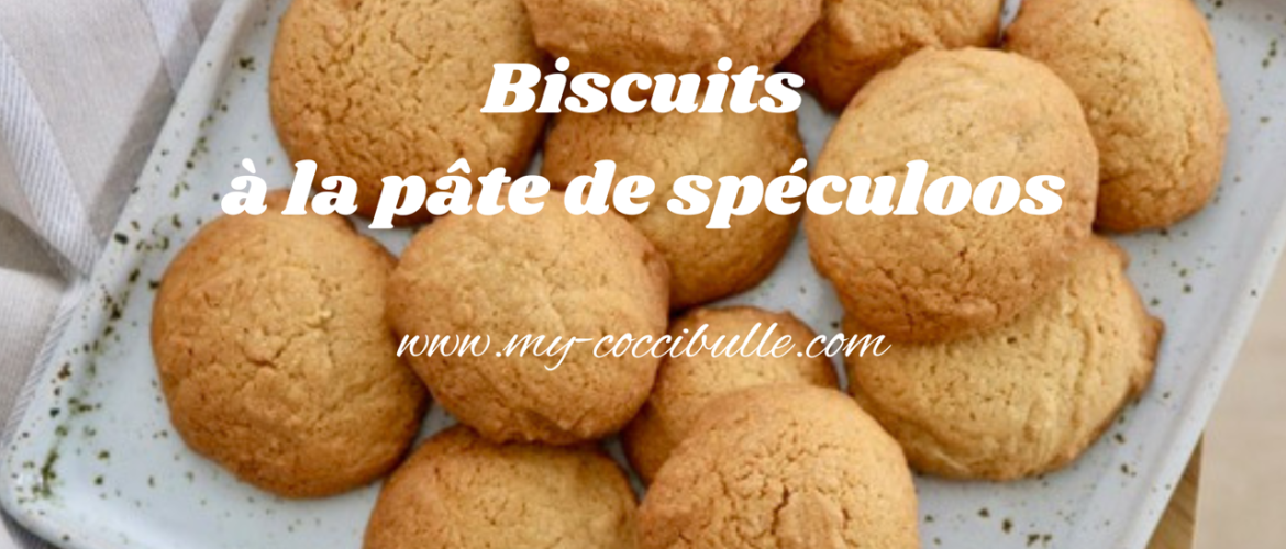 Biscuits à la pâte de spéculoos – Recette rapide