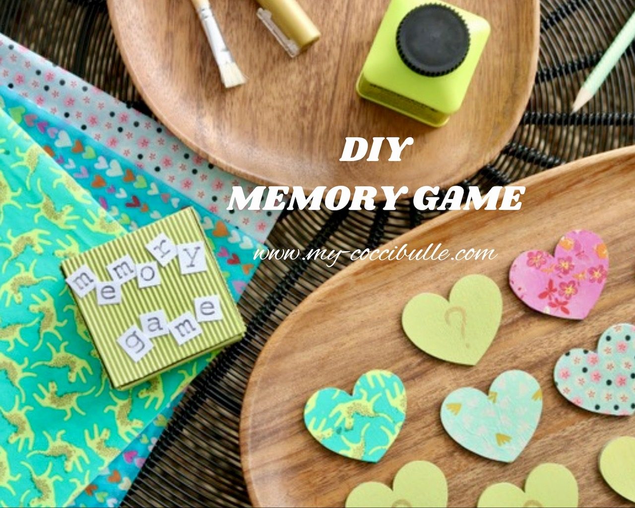 DIY Enfants : Fabriquer soi-même son jeu de MEMORY